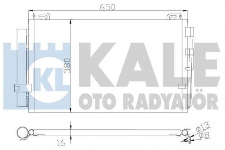 Радіатор кондиционера Hyundai MatrIX (Fc) Kale oto radyator 391300 (фото 1)