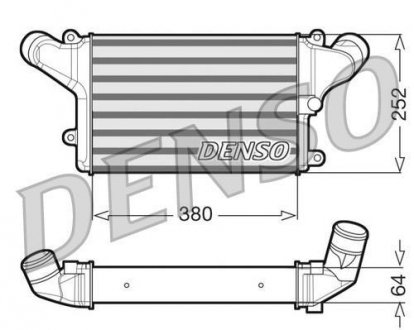 Интеркулер DENSO DIT45003 (фото 1)