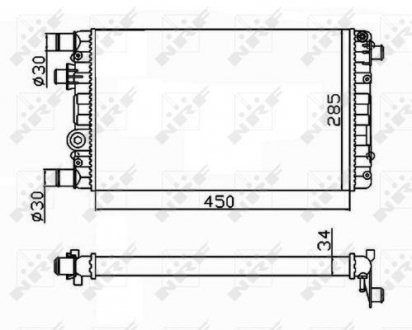 Радіатор NRF 53602