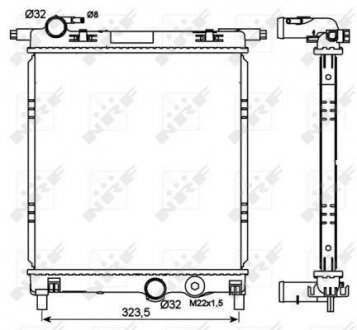 Радиатор NRF 53101