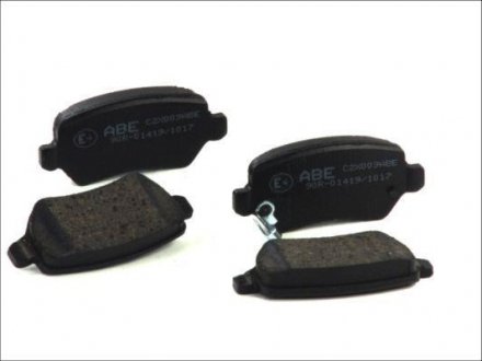 Тормозные колодки дисковые зад. Opel Astra G 98-, Meriva 03- ABE C2X009ABE (фото 1)