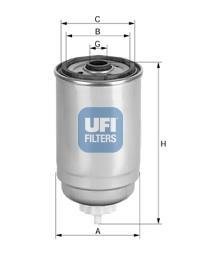 Фильтр топливный UFI 2439700 (фото 1)