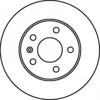 Тормозной диск задний Opel Astra / Combo / Corsa / Meriva / Zafira Jurid 562072JC