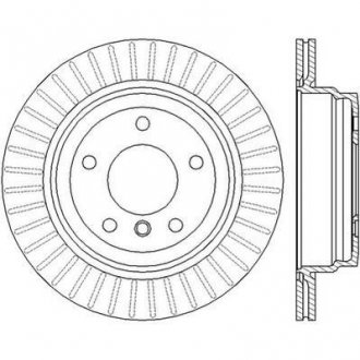 Гальмівний диск задній BMW 1-Series, 3- Series, X1 (2006->) Jurid 562442JC (фото 1)