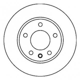 Тормозной диск задний BMW 5 / Alpina B10 Jurid 562036JC (фото 1)