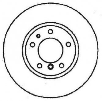 Тормозной диск передний BMW 5 / 7 Jurid 561478JC (фото 1)
