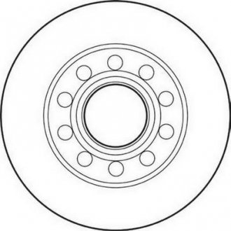 Тормозной диск задний AUDI A4 SEAT EXEO Jurid 562192JC