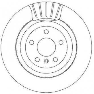 Тормозной диск задний MERCEDES-BENZ GL-class / M-class / R-class Jurid 562326JC