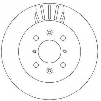 Тормозной диск передний Opel Agila / Subaru Justy / Suzuki Ignis Jurid 562308JC (фото 1)