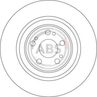 Диск тормозной A.B.S. 17037