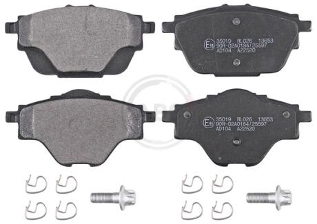 Тормозные колодки дисковые (1 к-т) A.B.S. 35019