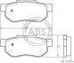 Колодки тормозные задн. Jazz/City/Fit/Civic/Ballade/CRX 92- A.B.S. 36870 (фото 1)