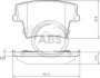 Тормозные колодки дисковые A.B.S. 37512 (фото 1)