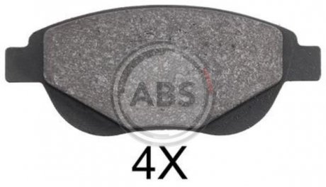 Тормозные колодки дисковые (1 к-т) A.B.S. 37885