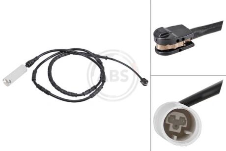 Датчик гальмівних колодок зад.BMW 1/3 04-13 A.B.S. 39691