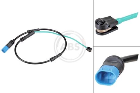 Датчик гальмівних колодок зад. BMW 3 18- A.B.S. 39812