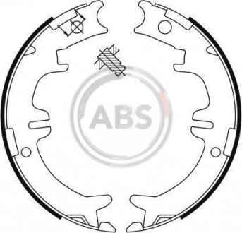 Колодки ручного гальма Lexus RX/IS/GS 93-08, Avensis/Previa/Rav4 90-06 A.B.S. 9114