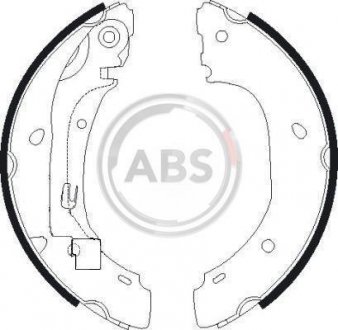 Тормозные колодки барабан (1 к-т) A.B.S. 9150