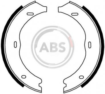 Тормозные колодки барабан (1 к-т) A.B.S. 9176 (фото 1)