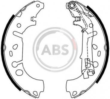 Тормозные колодки барабан A.B.S. 9215