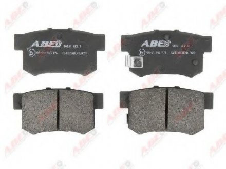 Колодки тормозные дисковые задние, комплект ABE C24005ABE