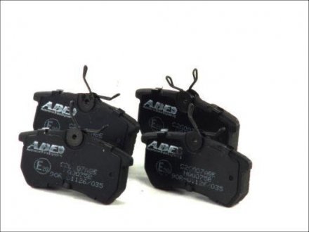 Колодки тормозные дисковые задние, комплект ABE C2G007ABE