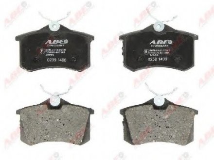 Колодки тормозные дисковые задние, комплект ABE C2W002ABE (фото 1)