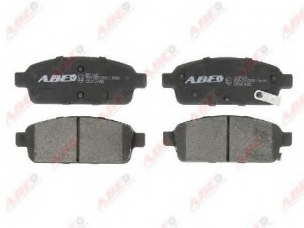 Колодки гальмівні дискові задні, комплект ABE C2X014ABE (фото 1)