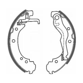 Колодки задні R15, (барабанні) ABE C0W011ABE