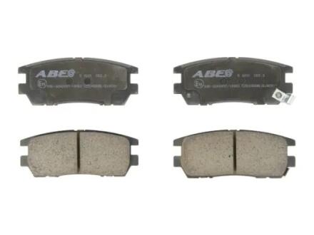 Колодки тормозные дисковые задние ABE C25005ABE