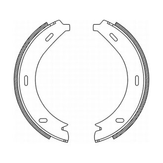 Колодки ручного гальма, 96-03 ABE CRM005ABE