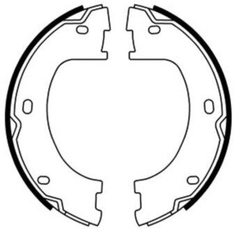 Гальмівні колодки, барабанні ABE CRM015ABE