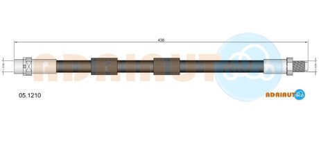 Гальмівний шланг ADRIAUTO 05.1210