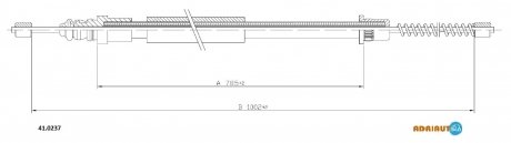 Тросик стояночного тормоза ADRIAUTO 41.0237
