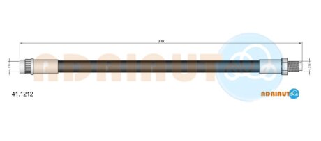 Тормозной шланг ADRIAUTO 41.1212 (фото 1)