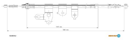 Трос зупиночних гальм ADRIAUTO 5202142