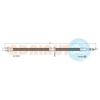 Шланг гальмівний гідравлічний ADRIAUTO 52.1229.1