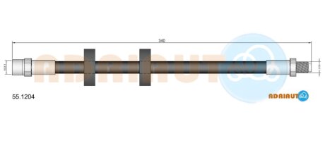Гальмівний шланг ADRIAUTO 55.1204