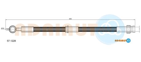 Гальмівний шланг ADRIAUTO 57.1228