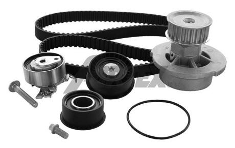 К-кт ГРМ (ремень + 3 ролика + помпа + крепление) Opel Astra G,Corsa C 1.4/1.6 98- AIRTEX WPK144602