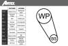 VW К-кт ГРМ (Помпа с прокл.+ремень) PASSAT B7 11-14, GOLF VI 09-11, AUDI A3 Sportback 08-13, AUDI A5 07-17, SKODA OCTAVIA II 07-13 AIRTEX WPK189201 (фото 2)