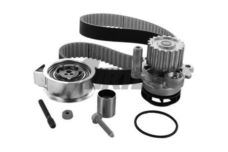 AUDI К-т ГРМ (помпа + ремень + 2 ролика) A3 (8L1) 1.9 TDI 00-03, A4 B6 (8E2) 1.9 TDI 00-04, A6 C5 (4B2) 1.9 TDI 01-05, SEAT TOLEDO II (1M2) 1.9 TDI 00-04, SKODA OCTAVIA I Combi 1.9 TDI 00-06, VW GOLF IV 1.9 TDI 98-01 AIRTEX WPK199805