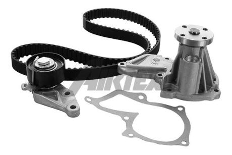 FORD К-т ГРМ (помпа с прокл. + ремень + ролик) Fiesta 1,25-1,4 16V -02. AIRTEX WPK410401