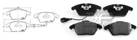 Колодки тормозные APLUS 71240BAAP