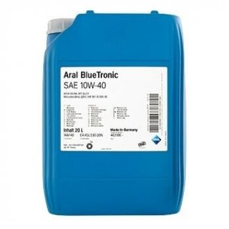 Олія моторна BlueTronic 10W-40 (20 л) ARAL 10487
