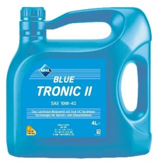Масло моторное 10W-40 полусинтетика 4 л. BlueTronic II A3/B4 SP ARAL 15F075