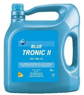 Фото олива двигуна 5L BlueTronic II 10W40 ARAL 15F078 Олива двигуна 5L BlueTronic II 10W40 ARAL 15F078