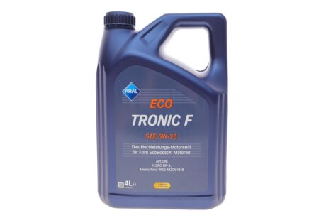 Олива моторна EcoTronic F SAE 5W20 (4 Liter) ARAL AR15F456