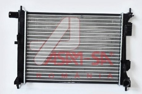 Радиатор охлаждения Hyundai Accent 2011-, Kia Rio 2010- ASAM 32436 (фото 1)