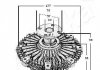 Вискомуфта вентилятора охлаждения 4D56 ASHIKA 3605504 (фото 3)